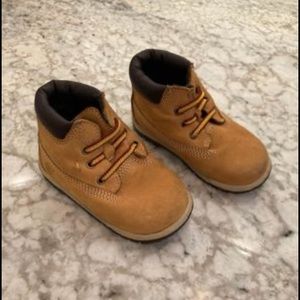 Infant Size 4 Hard Sole Timberland Boots